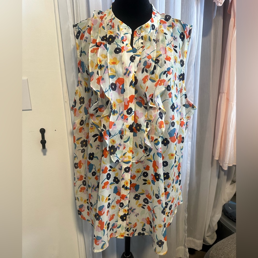 Cabi chiffon top